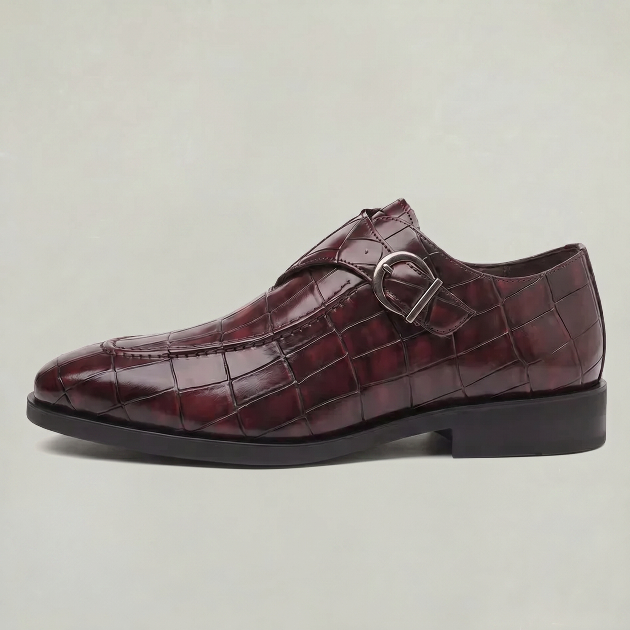 Men’s Oxford Shoes - Buckle Strap Formal Comfort Fit