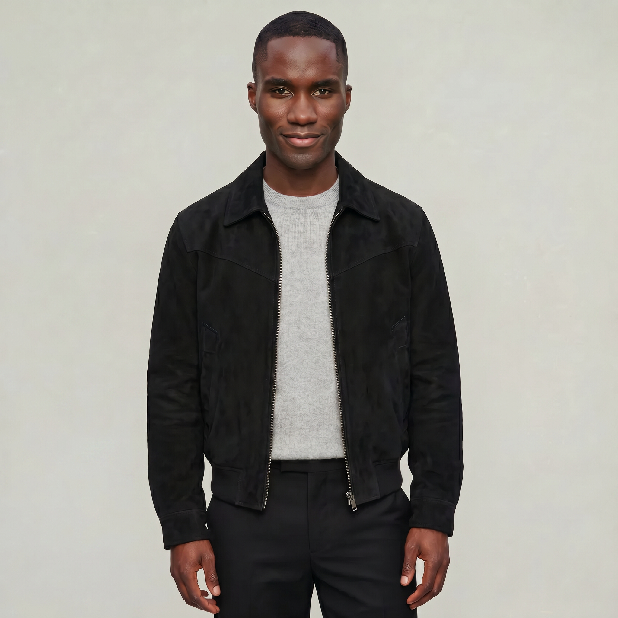 Men’s Bomber Jacket - Slim Fit Casual Coat