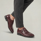Men’s Oxford Shoes - Buckle Strap Formal Comfort Fit