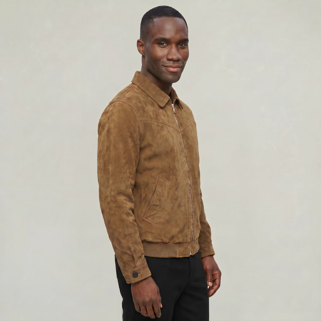 Men’s Bomber Jacket - Slim Fit Casual Coat