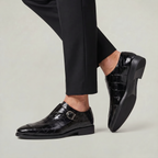 Men’s Oxford Shoes - Buckle Strap Formal Comfort Fit
