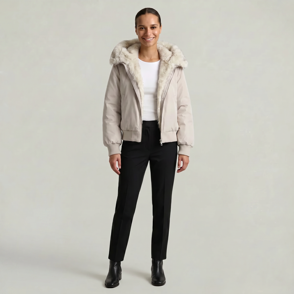 Women’s Hooded Jacket - Zip Front Regular Fit
