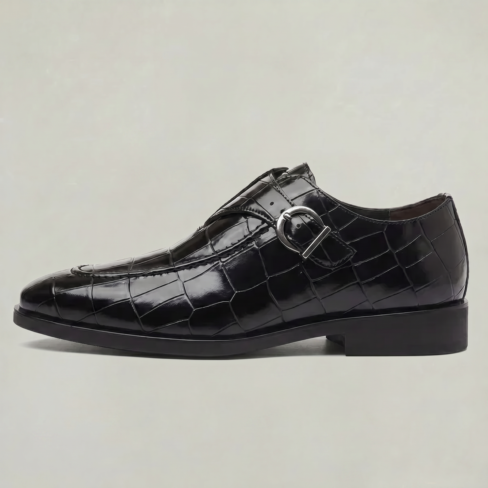 Men’s Oxford Shoes - Buckle Strap Formal Comfort Fit