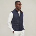Men’s Quilted Snap Button Vest - Stand Collar Workwear Gilet