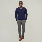 Men’s V Neck Sweater - Loose Fit