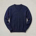 Men’s V Neck Sweater - Loose Fit