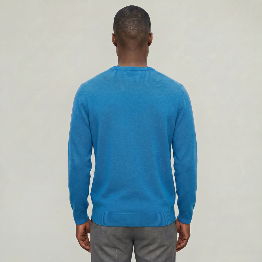 Men’s V Neck Sweater - Loose Fit