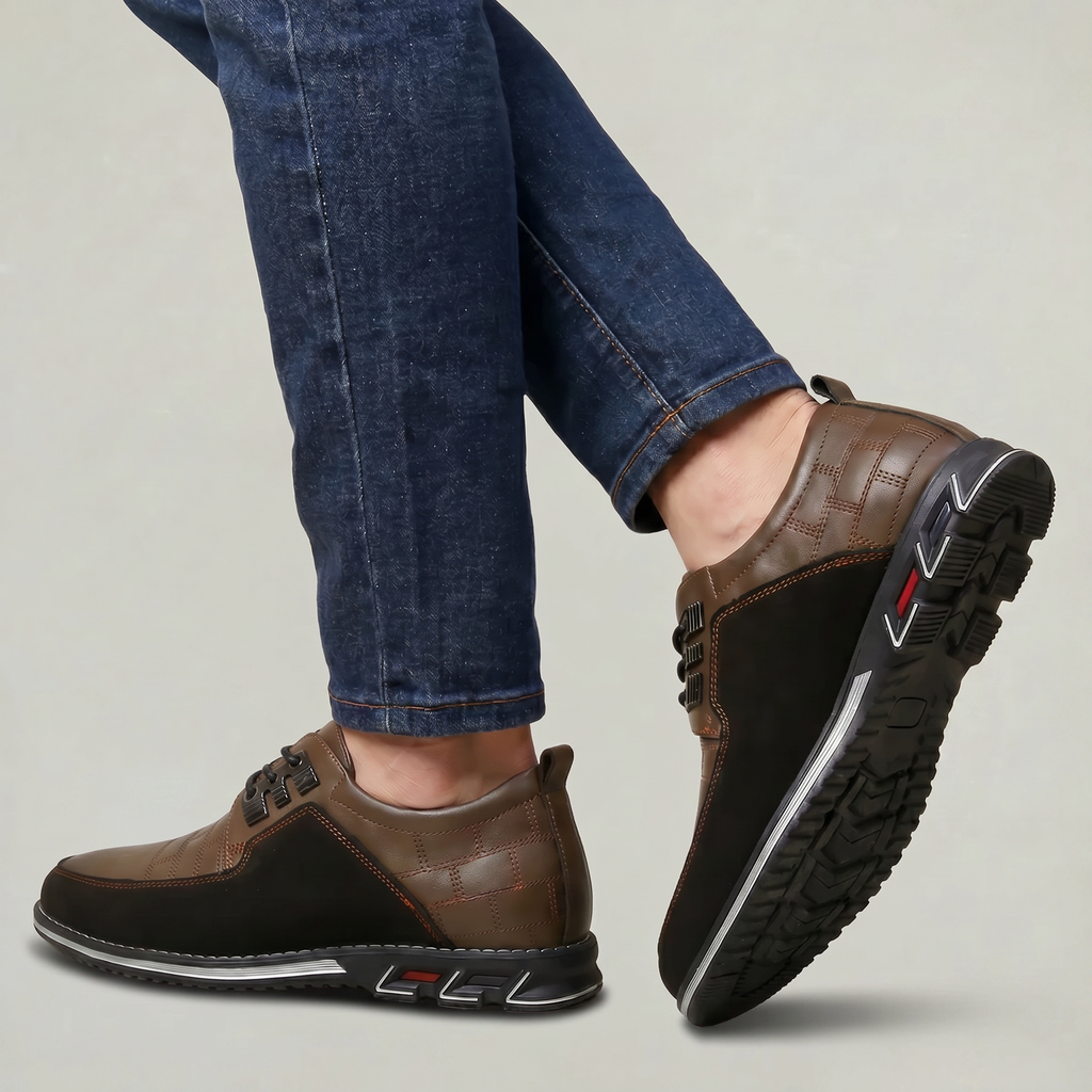 Men’s Non-Slip Dress Shoes - Lace-Up Formal Comfort Fit