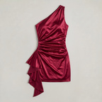 Women’s Mini Dress One Shoulder Ruched