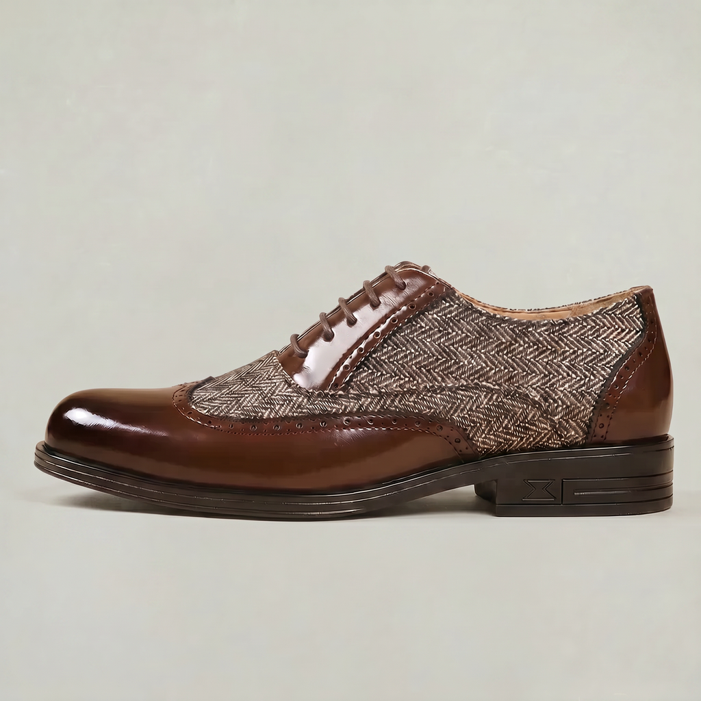 Men’s Oxford Dress Shoes - Lace-Up Formal Comfort Fit