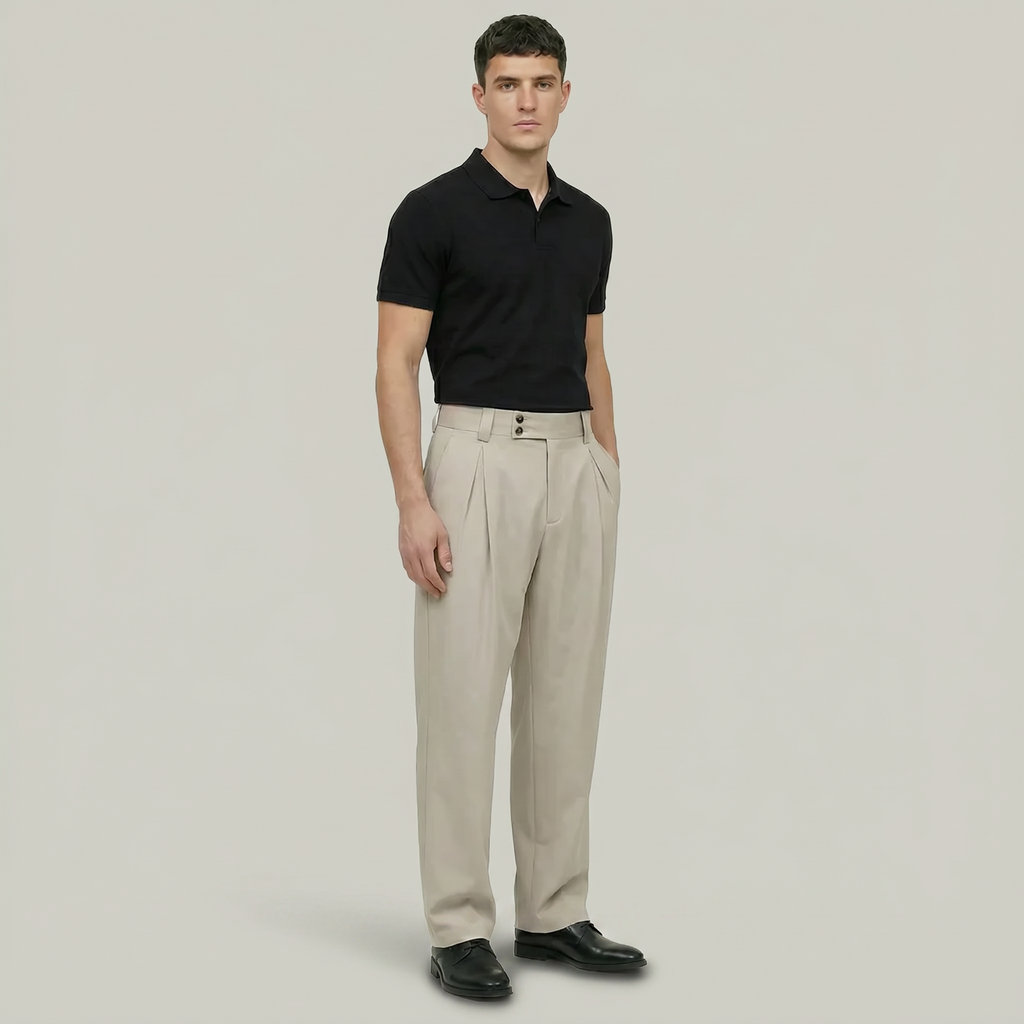 Men’s Pleated Trousers