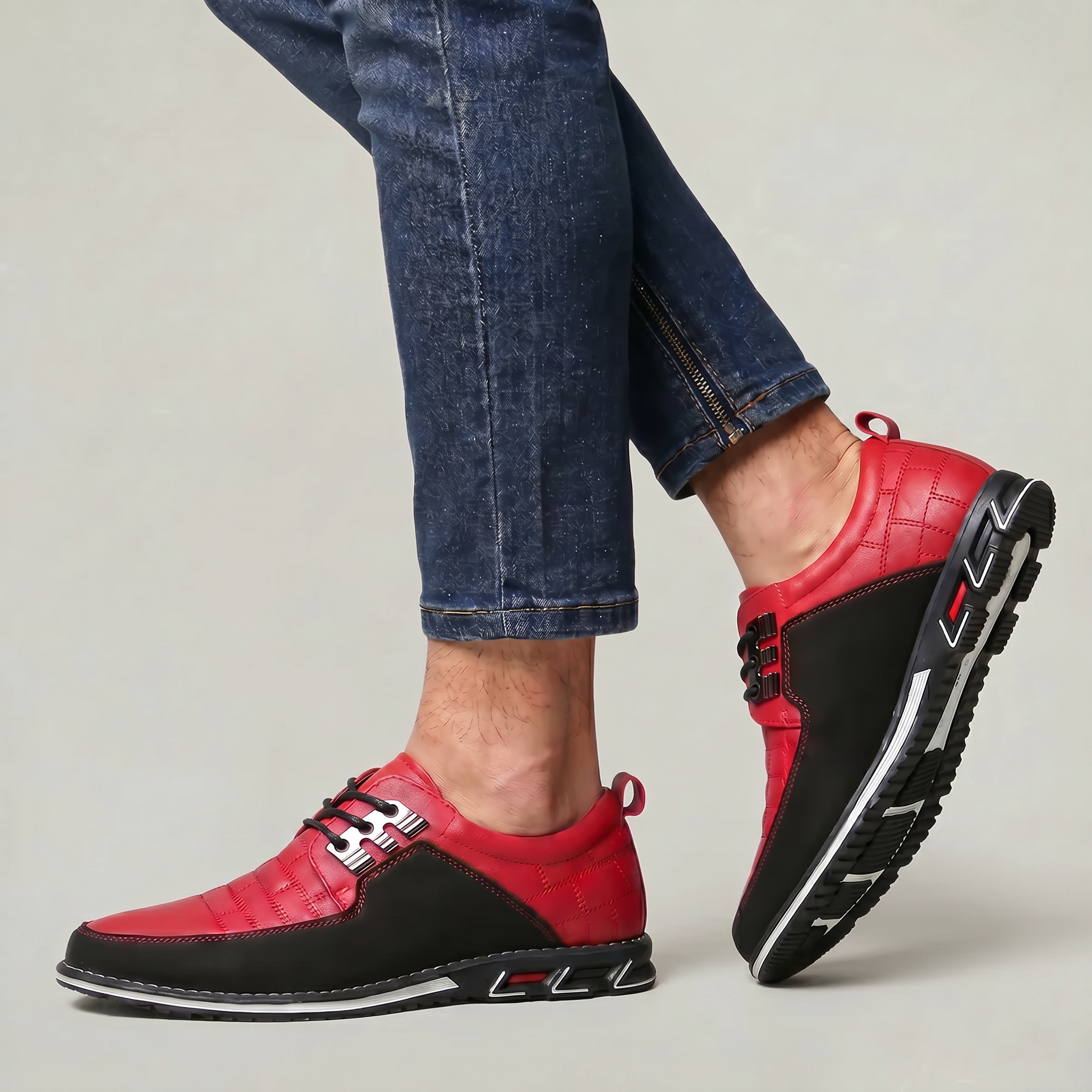 Men’s Non-Slip Dress Shoes - Lace-Up Formal Comfort Fit