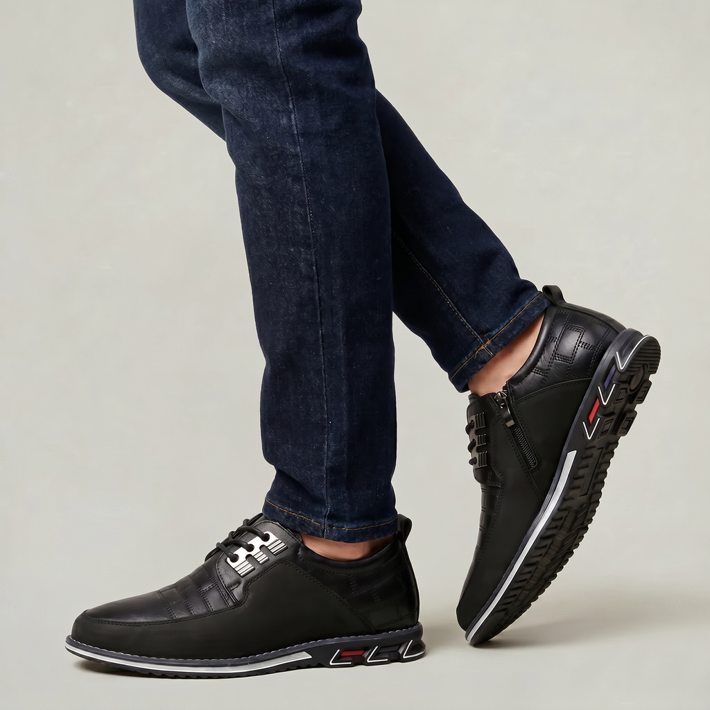 Men’s Non-Slip Dress Shoes - Lace-Up Formal Comfort Fit