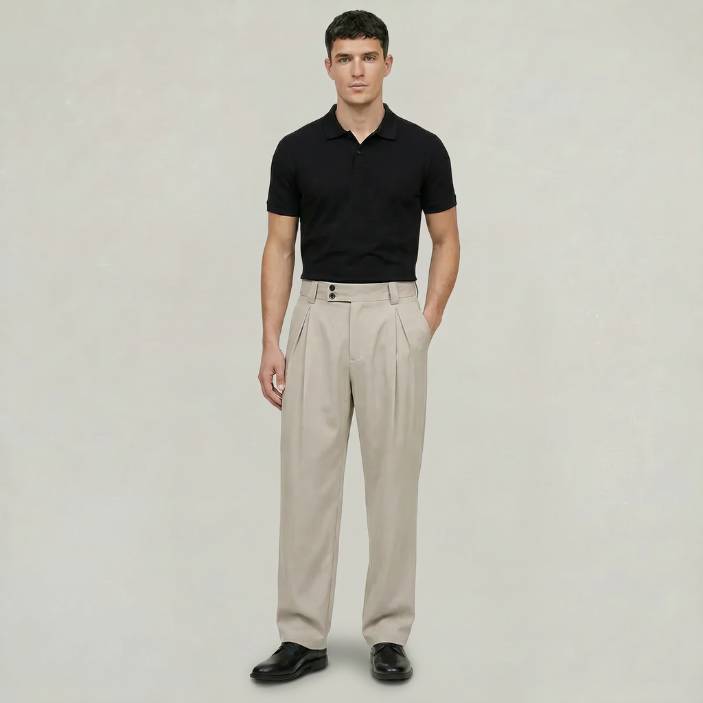 Men’s Pleated Trousers