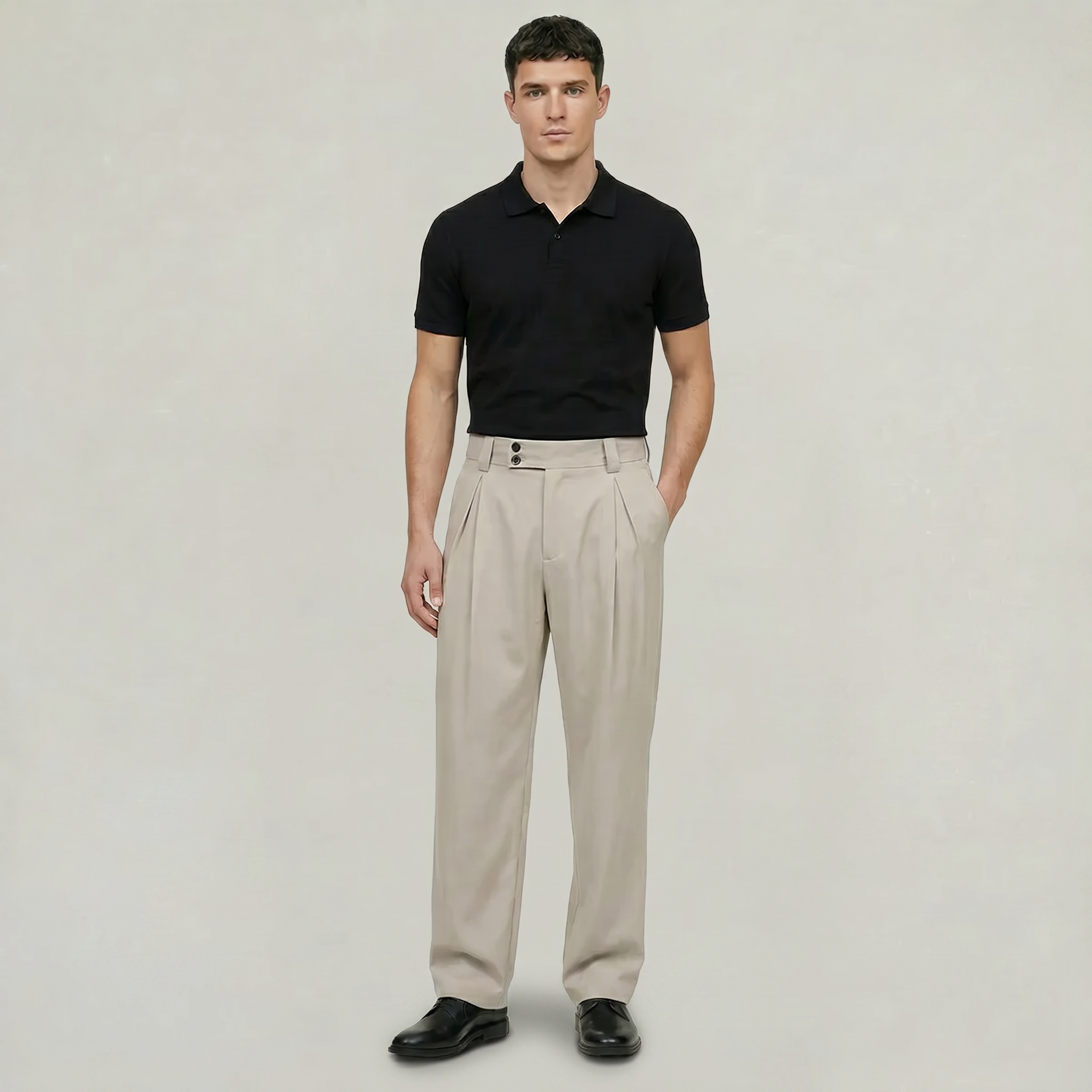 Men’s Pleated Trousers