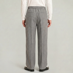 Men’s Pinstripe Wide-Leg Trousers