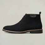 Men’s Lace-Up Ankle Boots - Round Toe Regular Fit