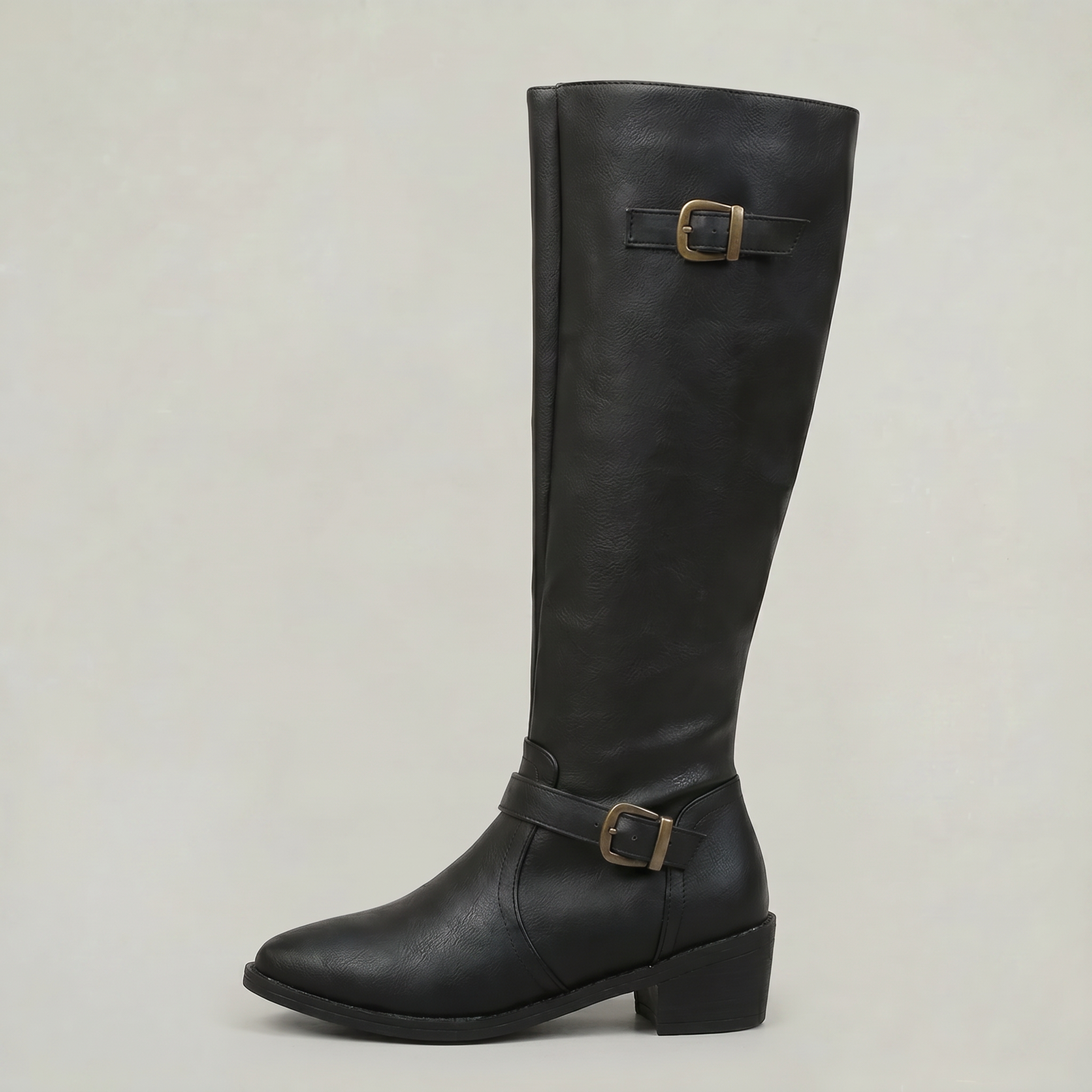 Women's Knee-High Leather Boots – Tall Riding Style Boots