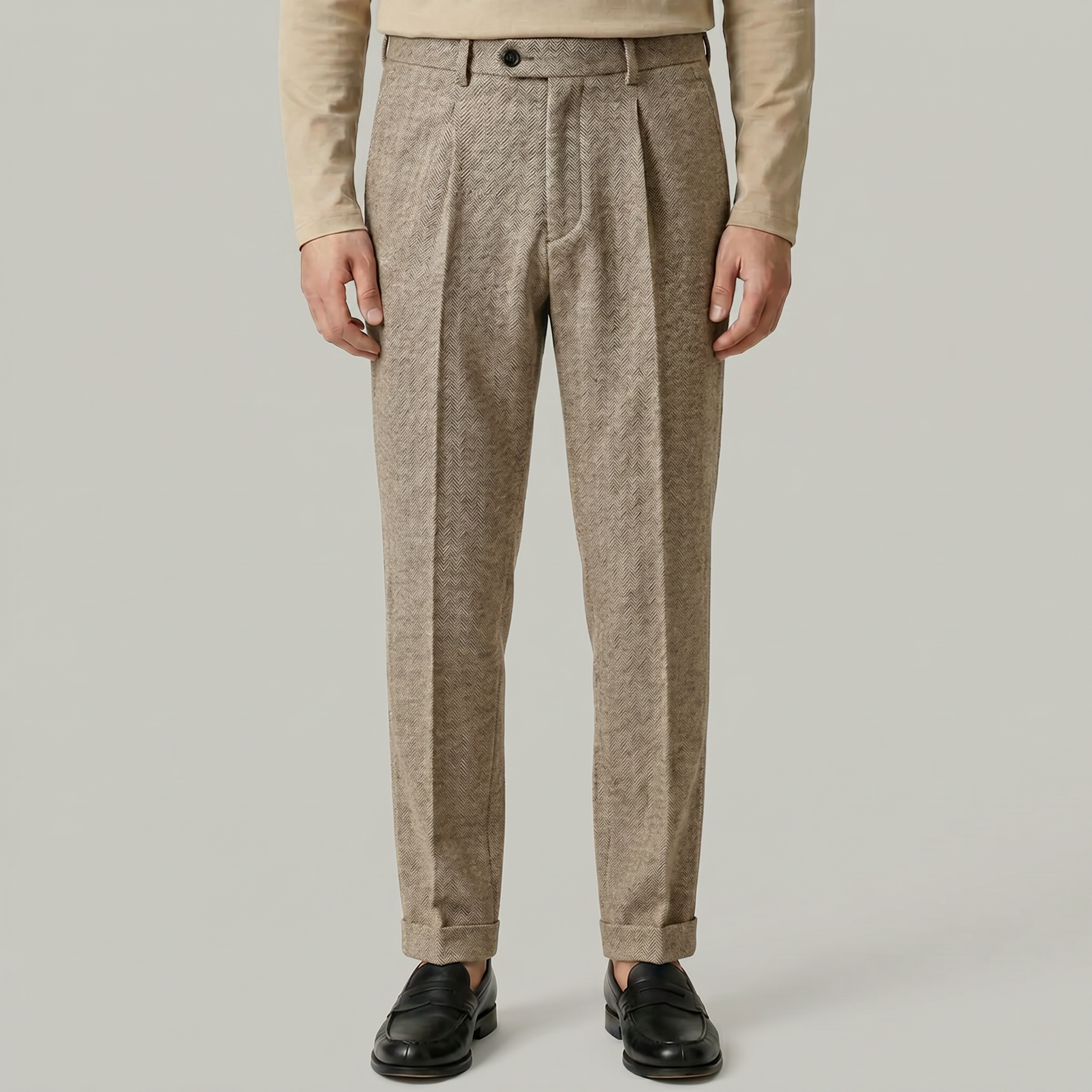 Men’s Textured Trousers