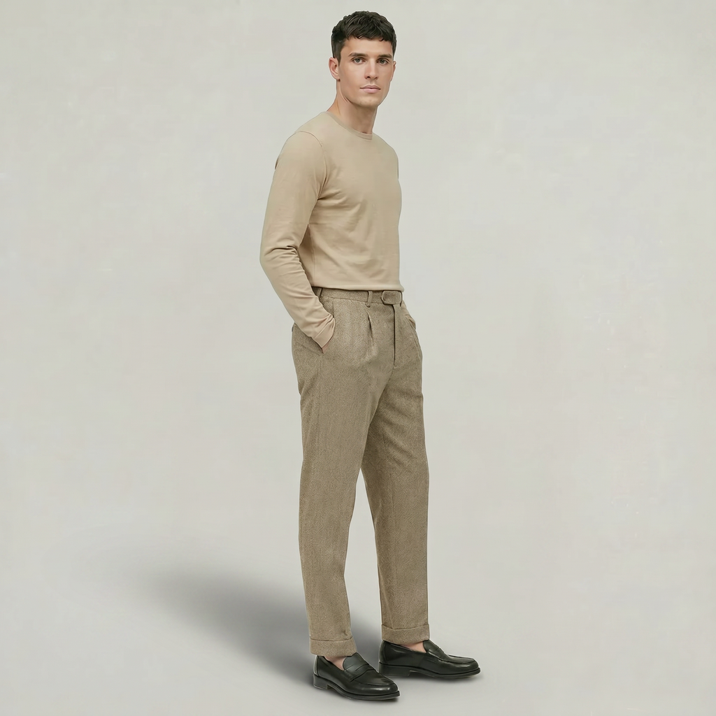 Men’s Textured Trousers