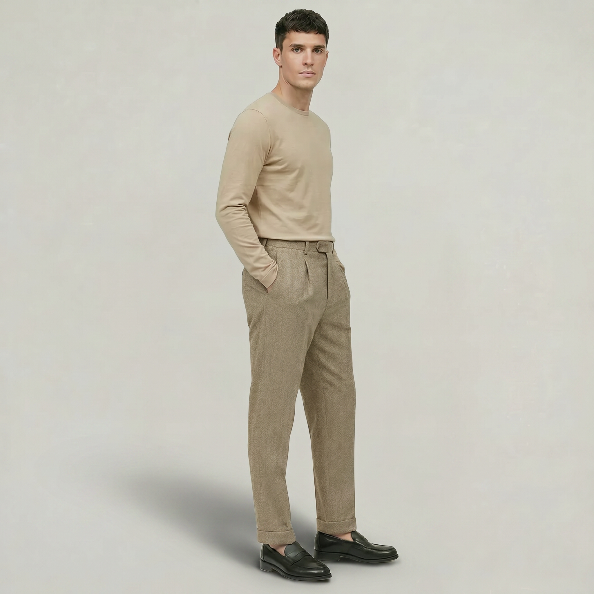 Men’s Textured Trousers