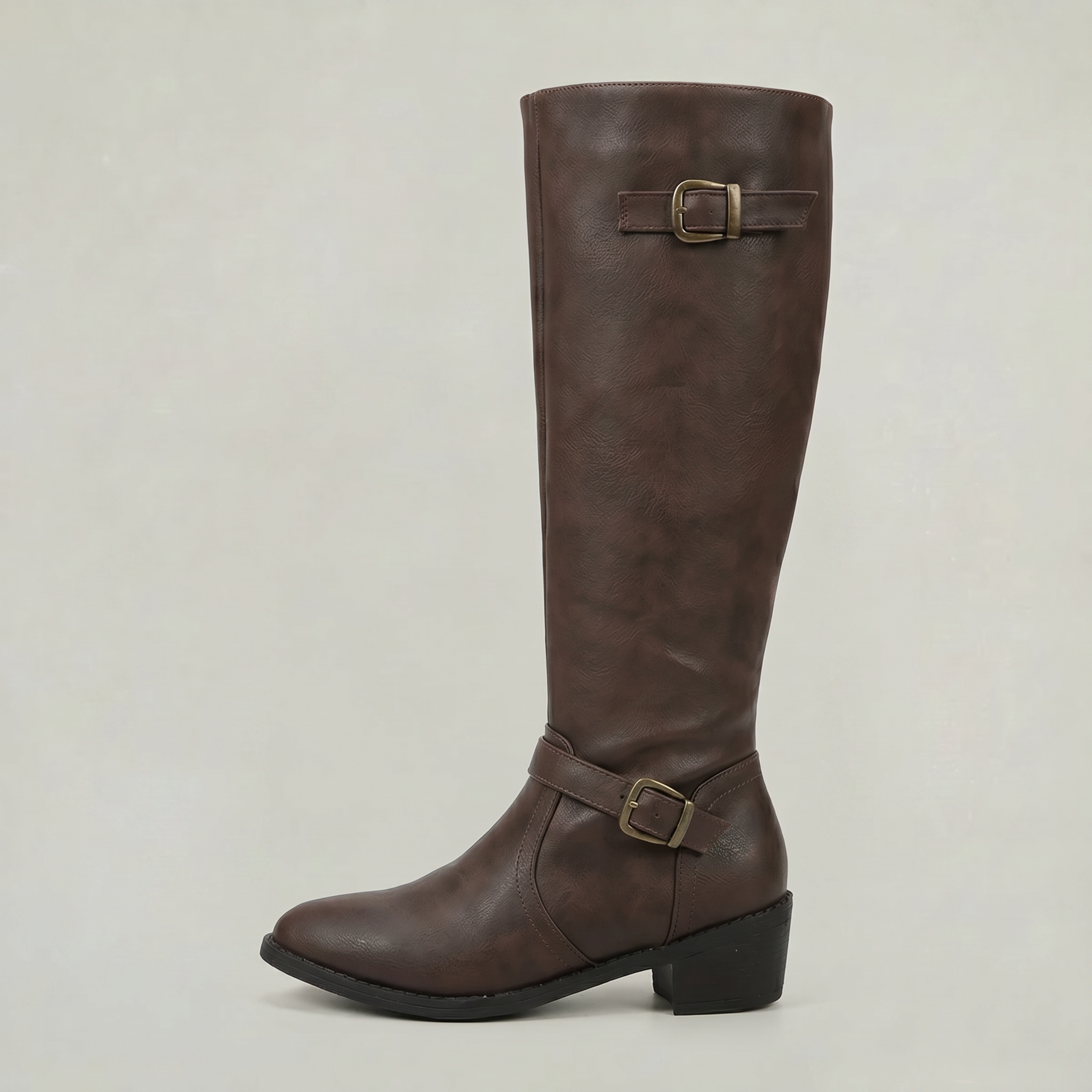 Women's Knee-High Leather Boots – Tall Riding Style Boots