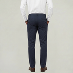 Men’s Cotton Stretch Chino Trousers - Straight Fit