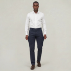 Men’s Cotton Stretch Chino Trousers - Straight Fit
