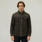 Men’s Plaid Shacket - Button Front Regular Fit