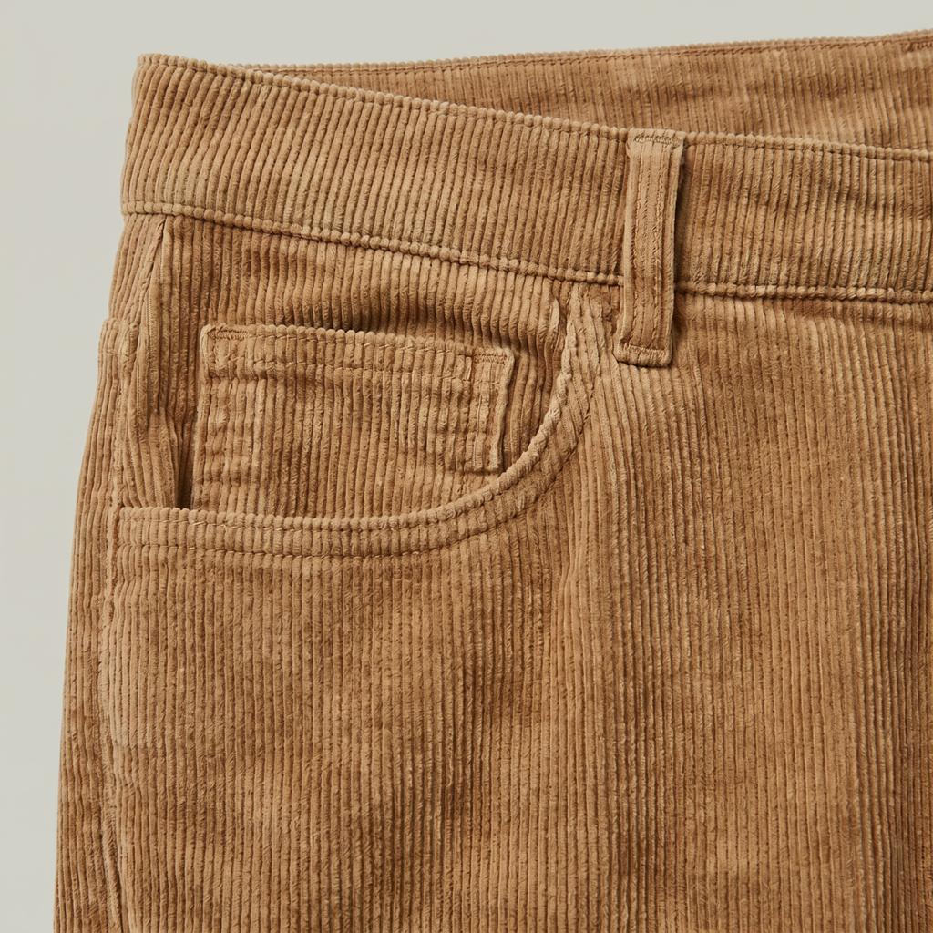 Men’s Corduroy Pants - Slim Fit Straight Leg