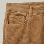 Men’s Corduroy Pants - Slim Fit Straight Leg