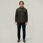 Men’s Plaid Shacket - Button Front Regular Fit