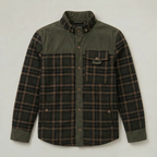 Men’s Plaid Shacket - Button Front Regular Fit