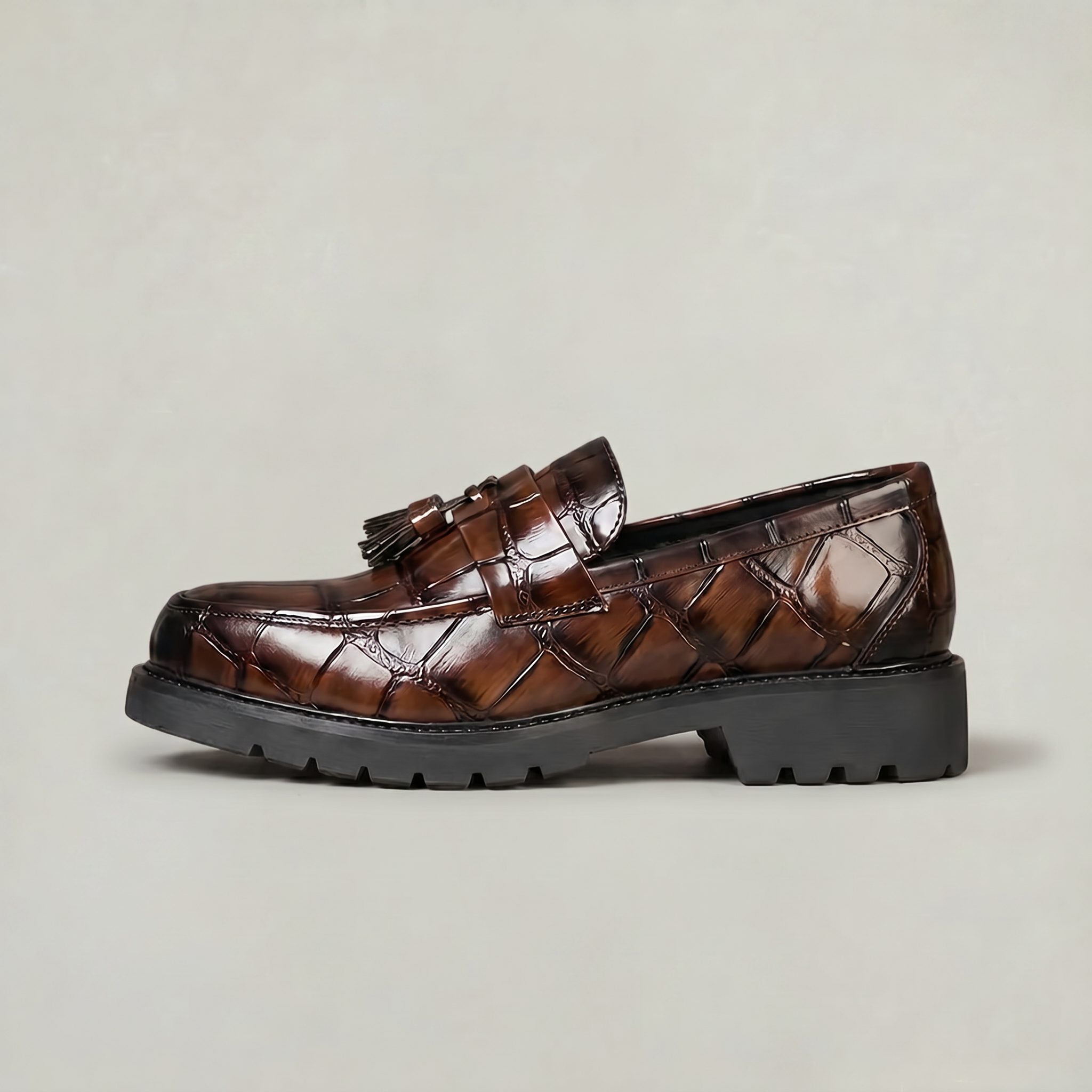 Men’s Tassel Loafers - Slip-On Dress Shoes