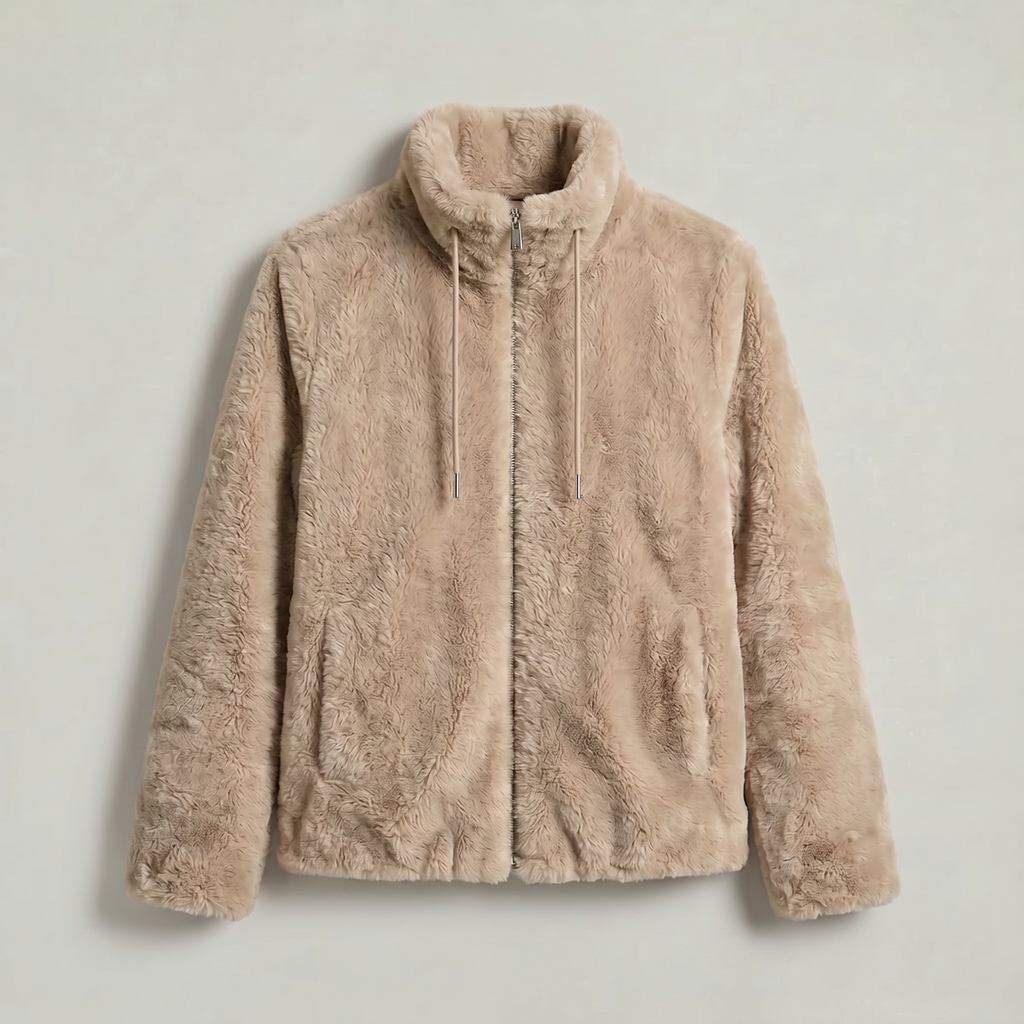 Women’s Stand-Up Collar Jacket - Zip Front Regular Fit