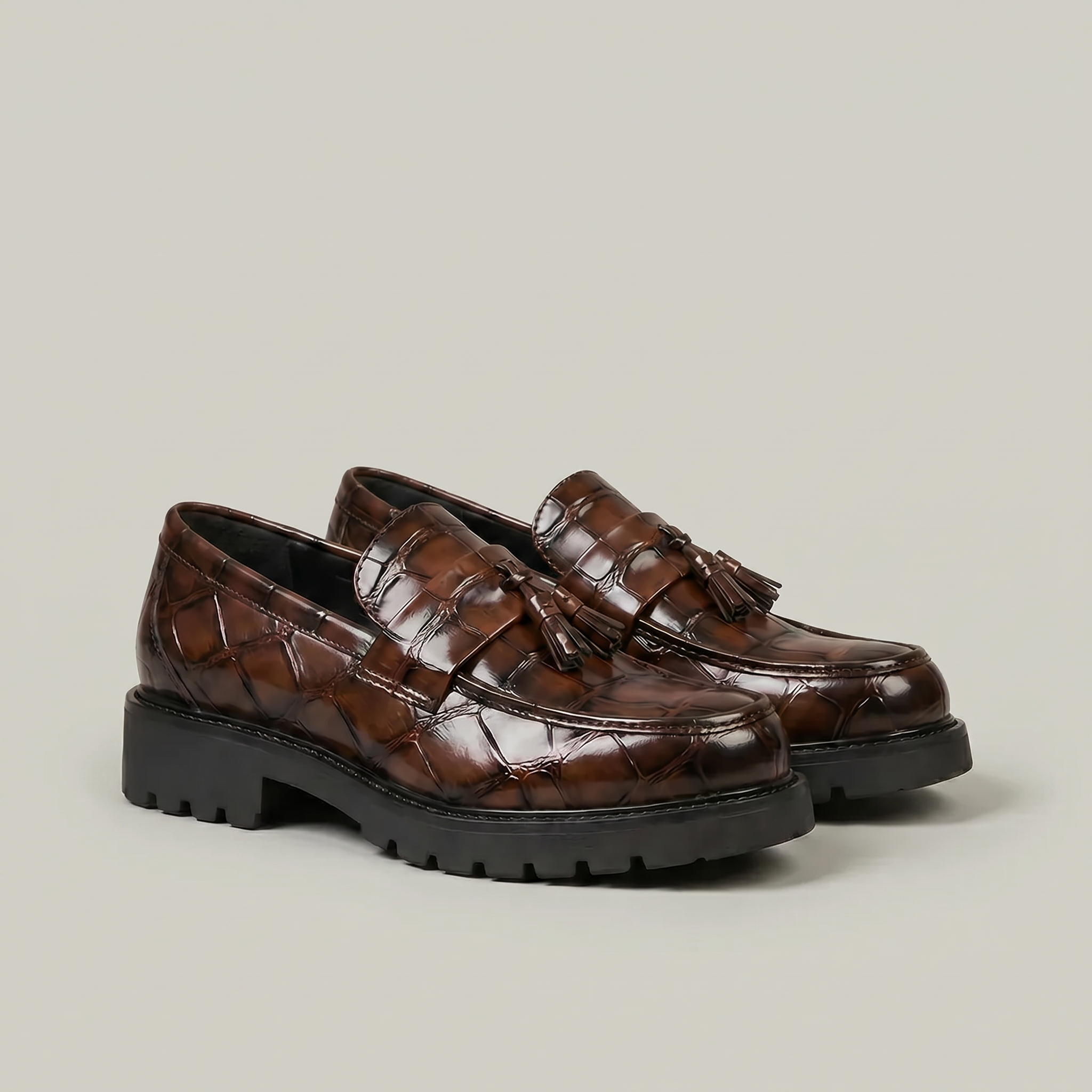 Men’s Tassel Loafers - Slip-On Dress Shoes