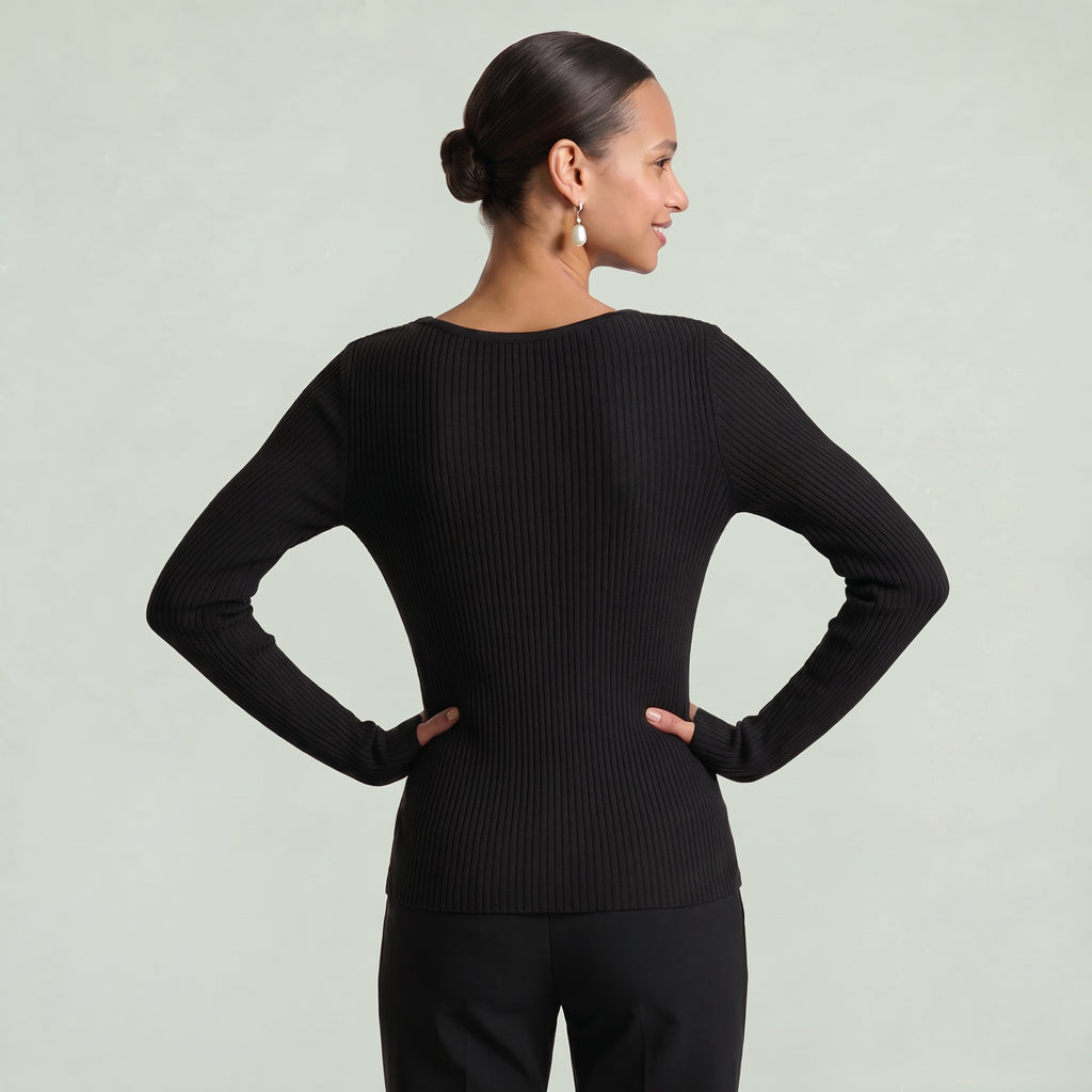 Women’s Slim Fit Long Sleeve Sweater