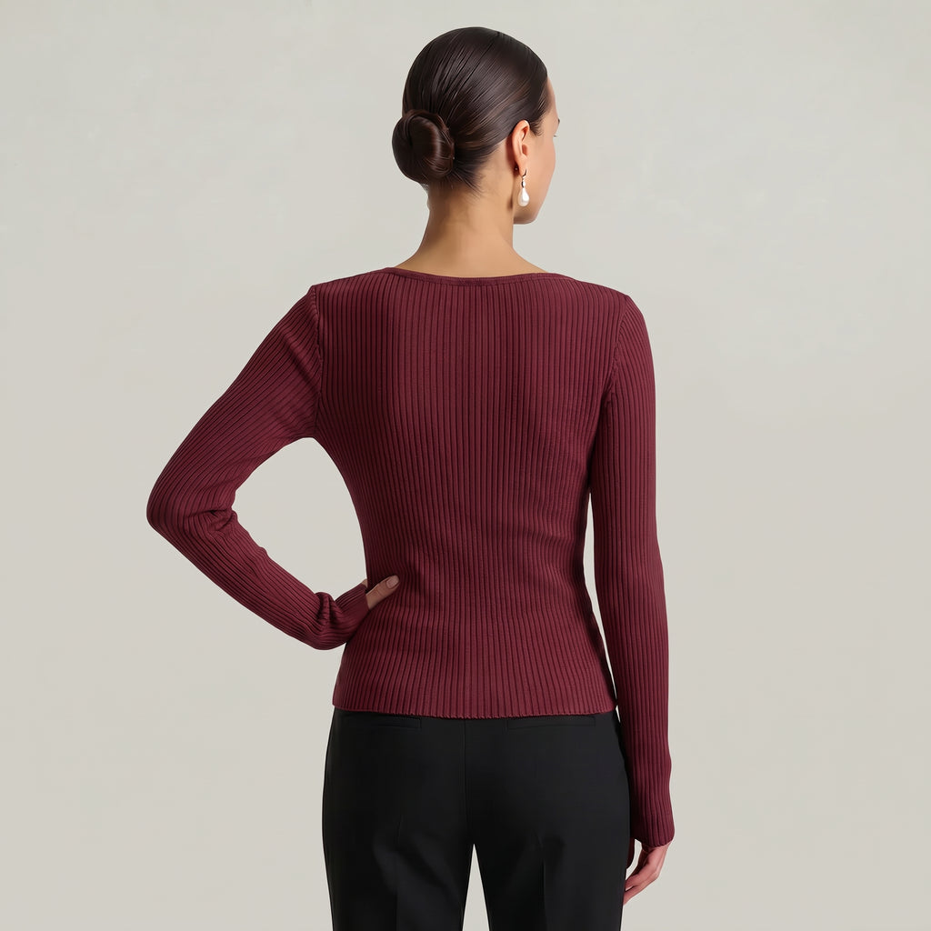Women’s Slim Fit Long Sleeve Sweater