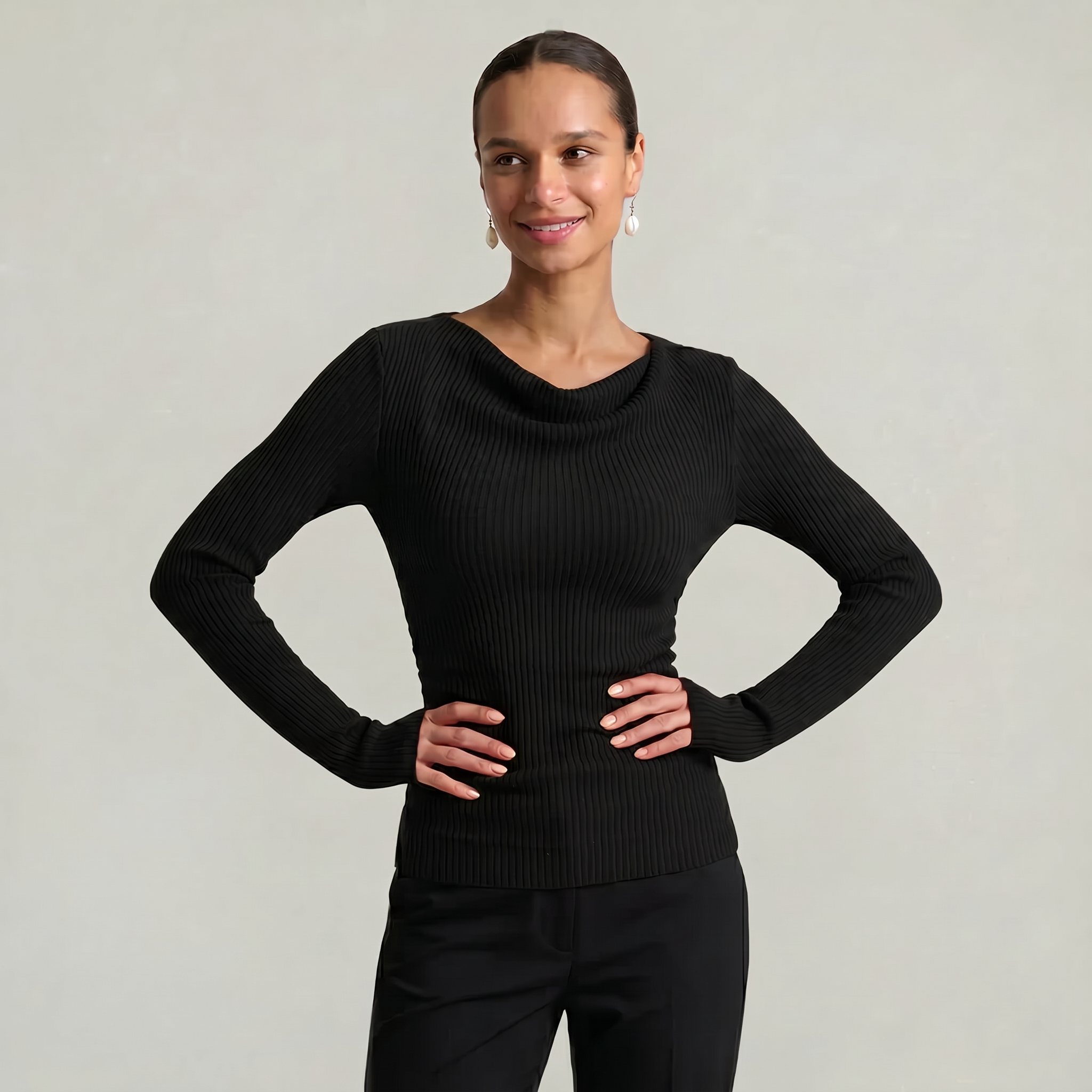 Women’s Slim Fit Long Sleeve Sweater