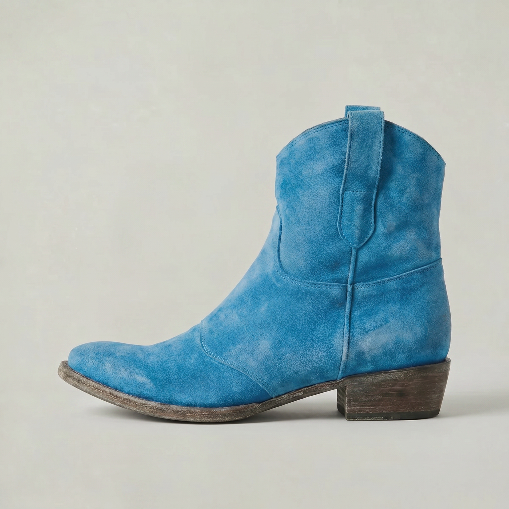 Women’s Suede Pull-On Ankle Boots