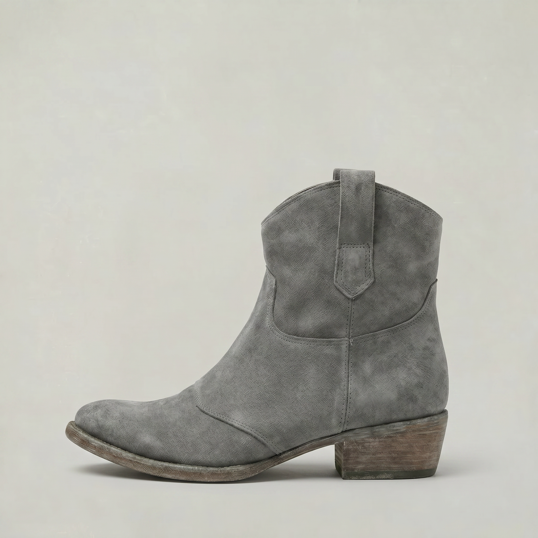 Women’s Suede Pull-On Ankle Boots