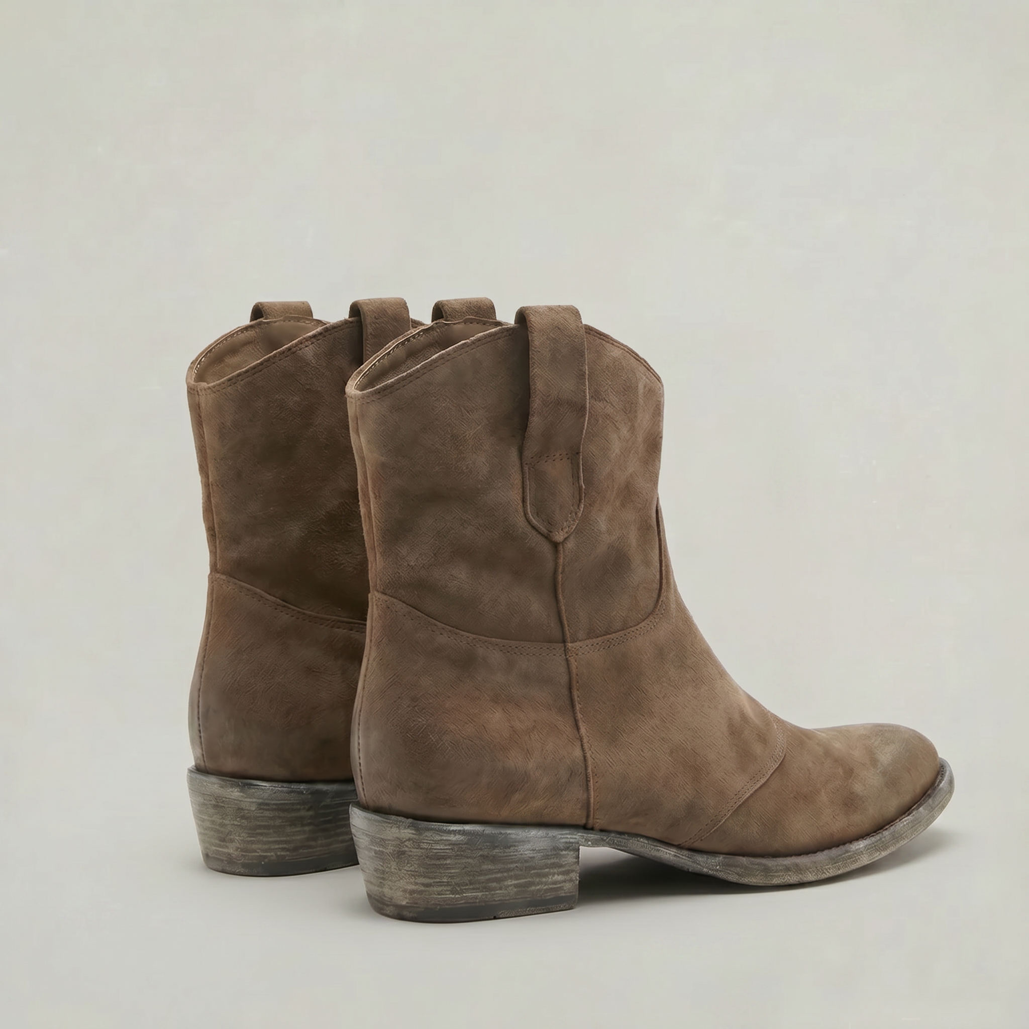 Women’s Suede Pull-On Ankle Boots