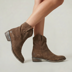 Women’s Suede Pull-On Ankle Boots