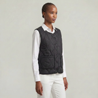 Women’s Quilted Vest - Sleeveless Button Waistcoat Loose Fit
