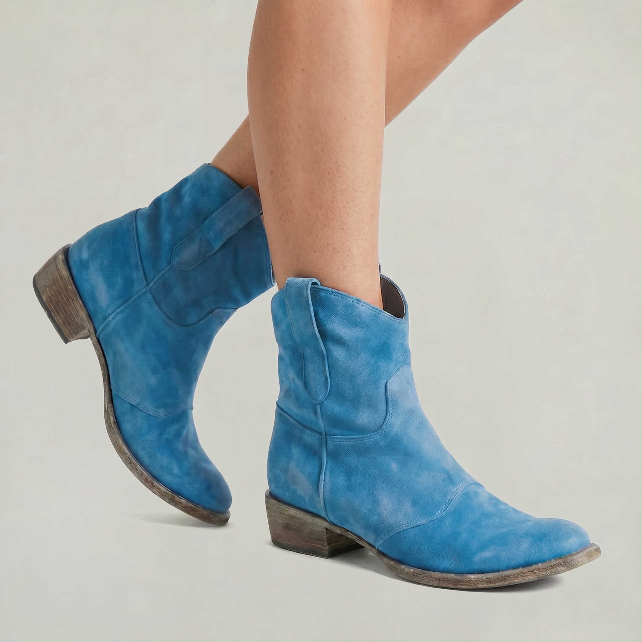 Women’s Suede Pull-On Ankle Boots