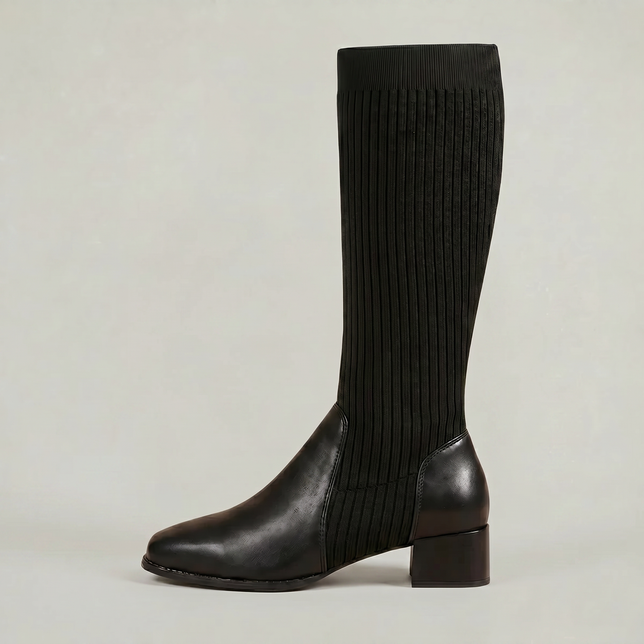 Women’s Tall Boots - Block Heel Knee High Fit