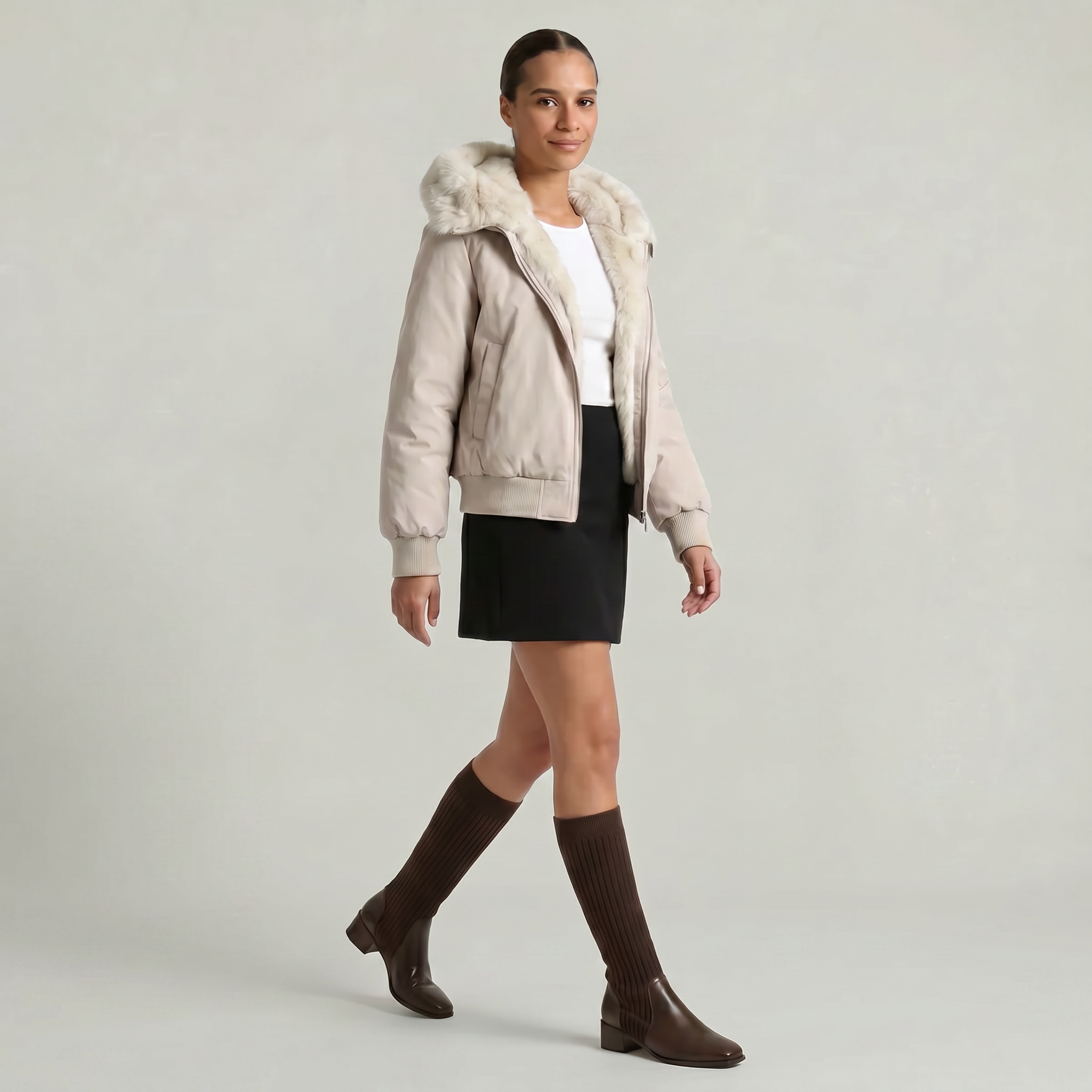 Women’s Tall Boots - Block Heel Knee High Fit