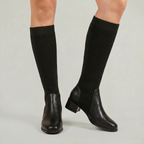 Women’s Tall Boots - Block Heel Knee High Fit