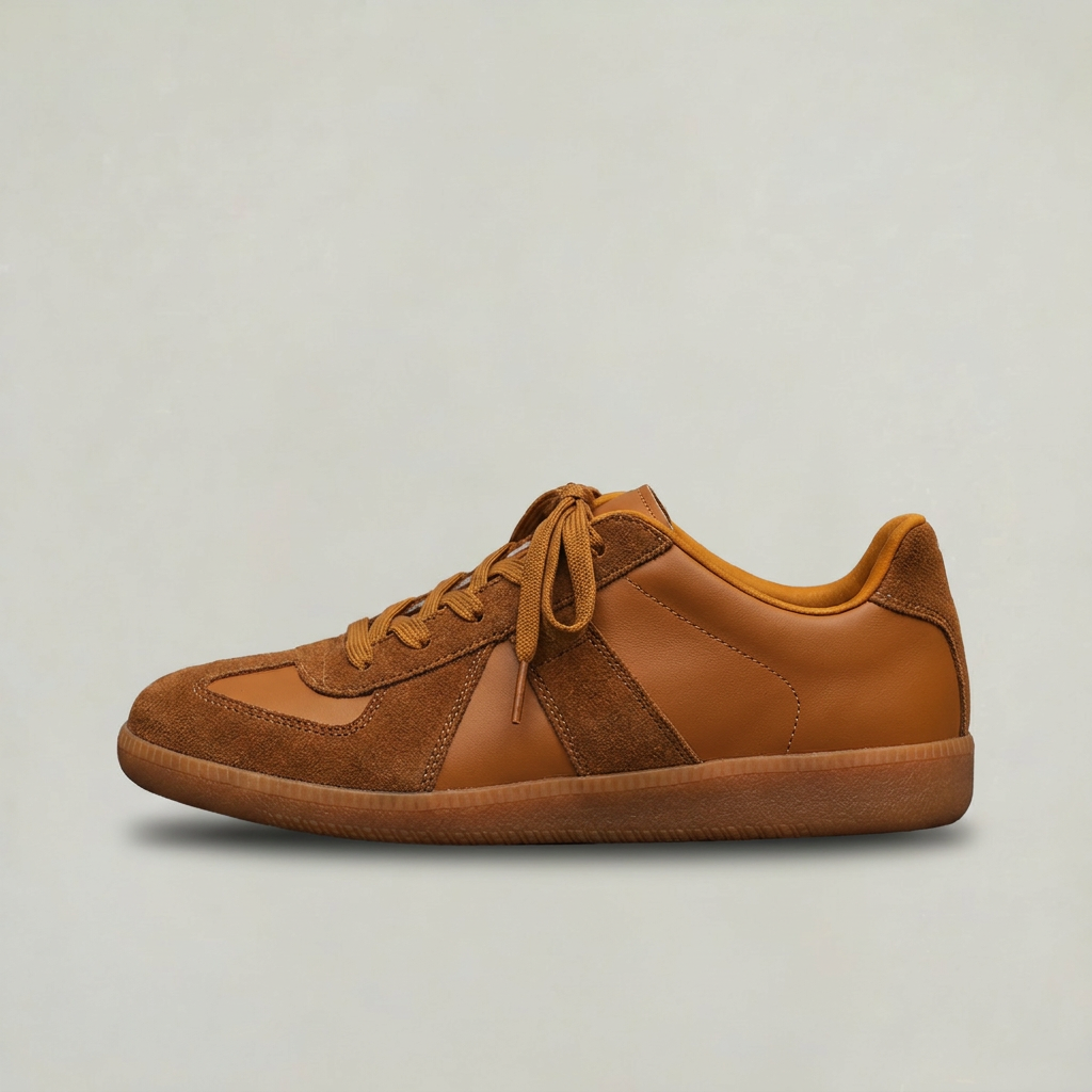Men’s Low Profile Sneakers Gum Sole