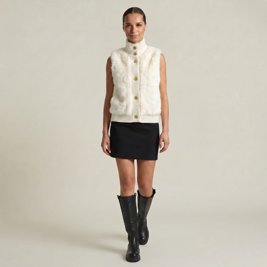 Women’s Knee High Boots - Back Zip Lug Sole Fit